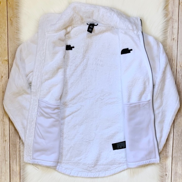 The North Face Osito Full Zip Jacket In White - Picture 3 of 7